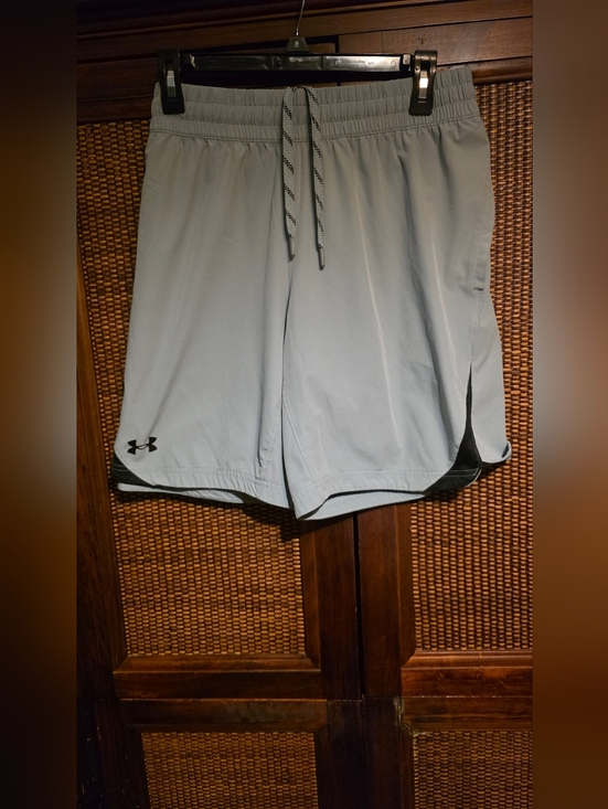 LG Other - LG Men’s Light Gray Athletic Shorts with Black Trim